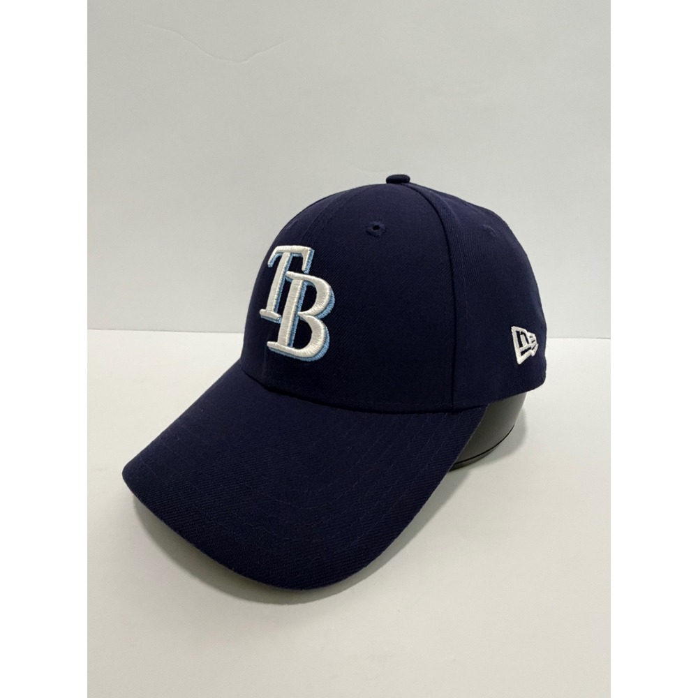 New Era 9FORTY Tampa Bay Rays MLB Adjustable Navy Blue Baseball Hat Cap TB Logo